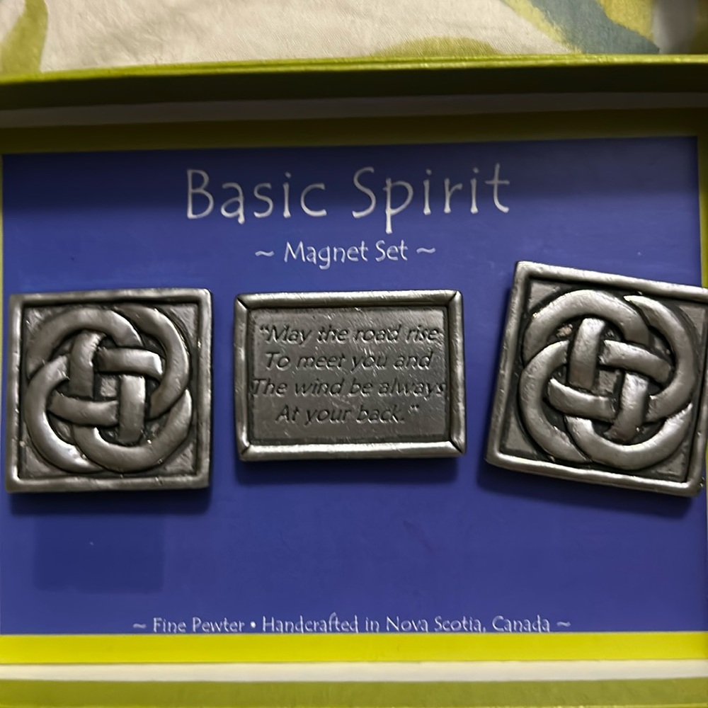 Pewter magnets